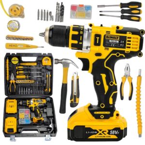 Dewalt Eea226 Çelik Gövde Full Set 58vf Çift Akülü Vidalama Matkap