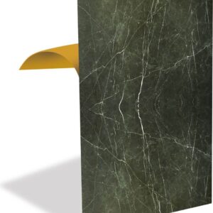 Kendinden Yapışkanlı Siyah Mermer Desenli Pvc Panel 122X244 cm
