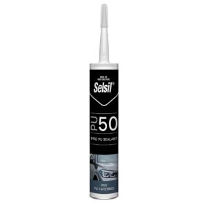 Selsil Oto İnşaat Pu Mastik Güçlü Silikon Yapıştırıcı 280 ml