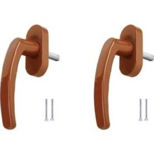 Pvc Pencere Kolu Oval Kahve