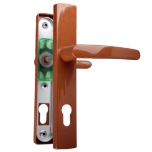 Pvc Plastik Kapı Kolu Yale Kahve