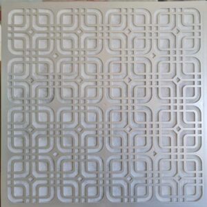 Asma Tavan Pvc Panel Gümüş 60x60 20 Adet