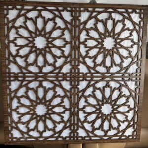 Asma Tavan Dekoratif Pvc Selçuk Kahve Bakır 60x60 20 Adet