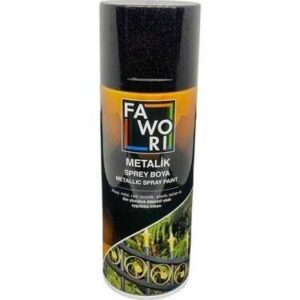Fawori 400 Ml Akrilik Sprey Metalik Siyah