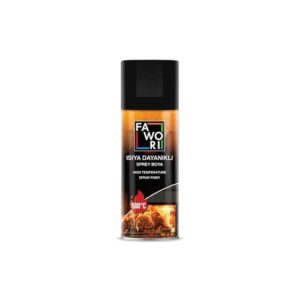 Fawori 400 Ml Isıya Dayanıklı Sprey Boya Siyah