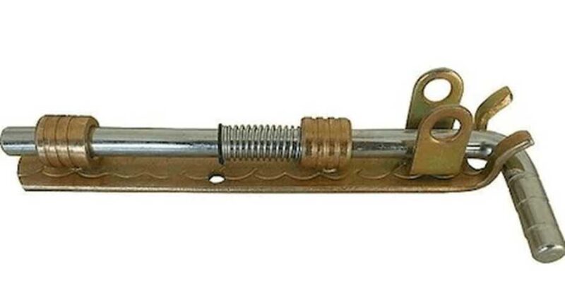 Ferforje Demir Kapı Yaylı Sürgü 20 Cm