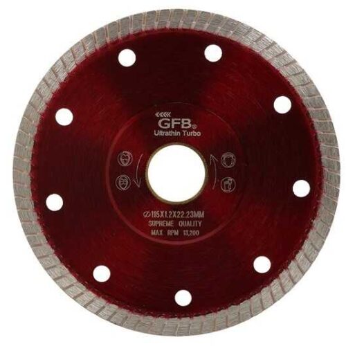 Gfb Hassas Kesim İnce Turbo Elmas Seramik - Fayans Kesici 115  mm
