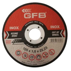 Gfb Metal İnox Kesici Taş 125 mm