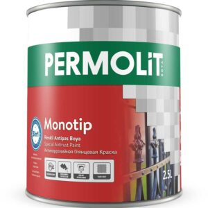 Permolit Monotip Antipas Parlak Siyah 2,5 Lt