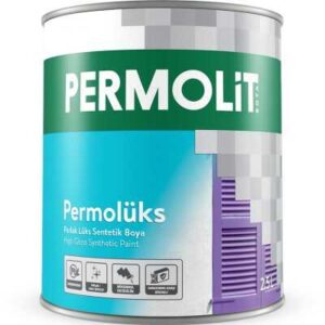 Permolit Permolüks Parlak Sentetik Boya 2,5 Lt Beyaz