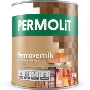 Permolit Permovernik Ahşap Verniği Ahşap Koruyucu Açık Meşe 2,5 Lt