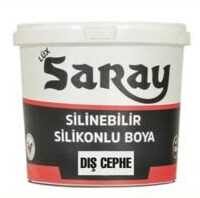 Saray Silikonlu Dış Cephe Boyası Siyah 15 Lt