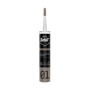 Selsil Genel Amaçlı Silikon Yapıştırıcı Silikon Şeffaf 280 Gr