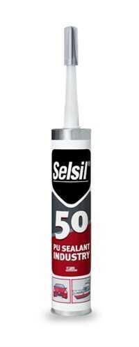 Selsil Oto İnşaat Pu Mastik Güçlü Silikon Yapıştırıcı Siyah 280ml