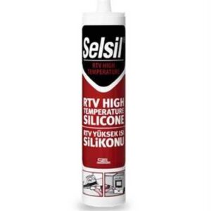 Selsil RTV Yüksek Isı Silikonu 310 Ml