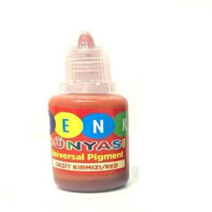 Üniversal Pigment Renklendirici Renk Tüpü Kırmızı 30 ml