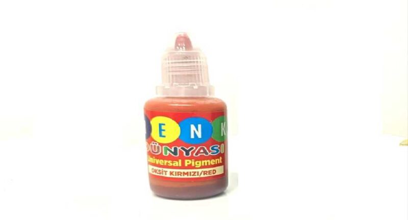 Üniversal Pigment Renklendirici Renk Tüpü Kırmızı 30 ml