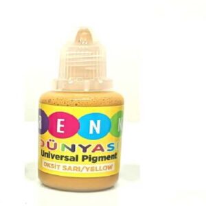 Üniversal Pigment Renklendirici Renk Tüpü Oksit Sarı 30 ml