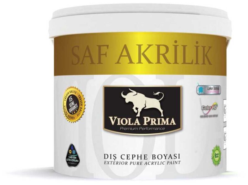 Viola Saf Akrilik Parlak Dış Cephe Boyası 15 Lt