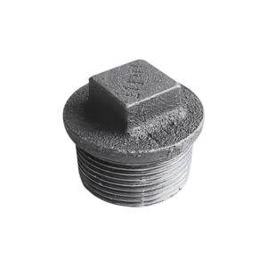 3/4 Siyah Galvaniz Tapa