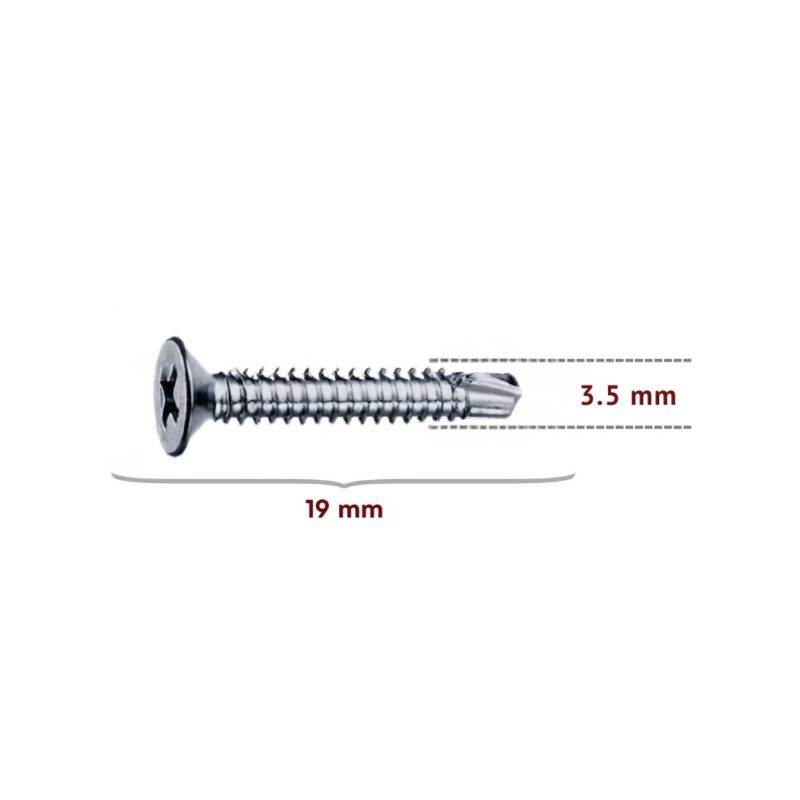 3,9x19 Matkap Uçlu Vida 3000 Adet - Görsel 2