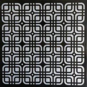 Asma Tavan Dekoratif Pvc Panel Moderna Siyah 60x60 20 Adet