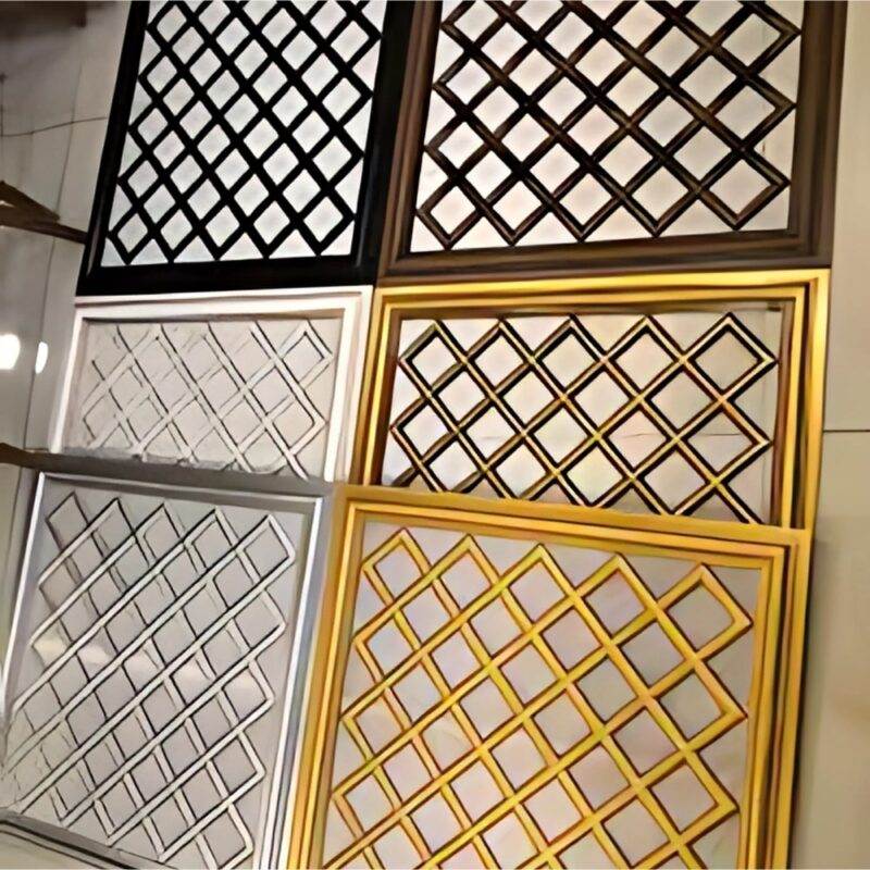 Asma Tavan Dekoratif Pvc Panel Sakarya Altın 60x60 20 Adet - Görsel 2