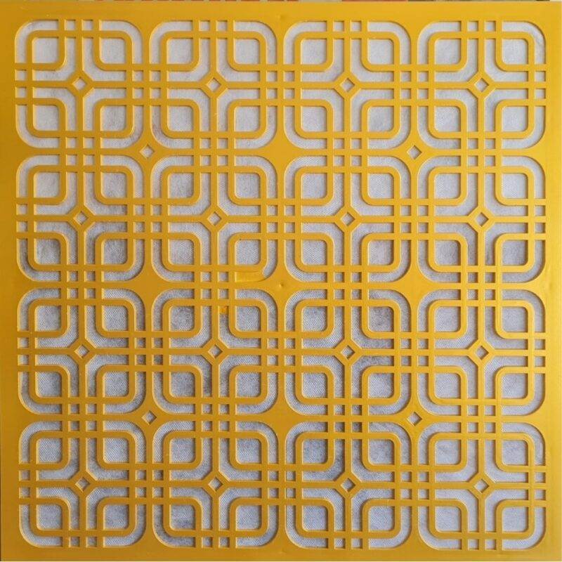 Asma Tavan Dekoratif Pvc Panel Moderna Altın 60x60 20 Adet