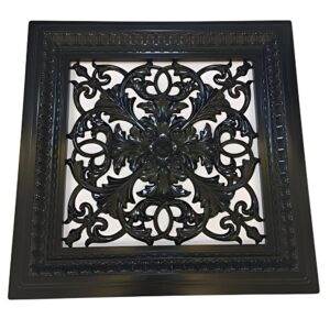 Asma Tavan Dekoratif Pvc Panel Avangarde Siyah 60x60 20 Adet