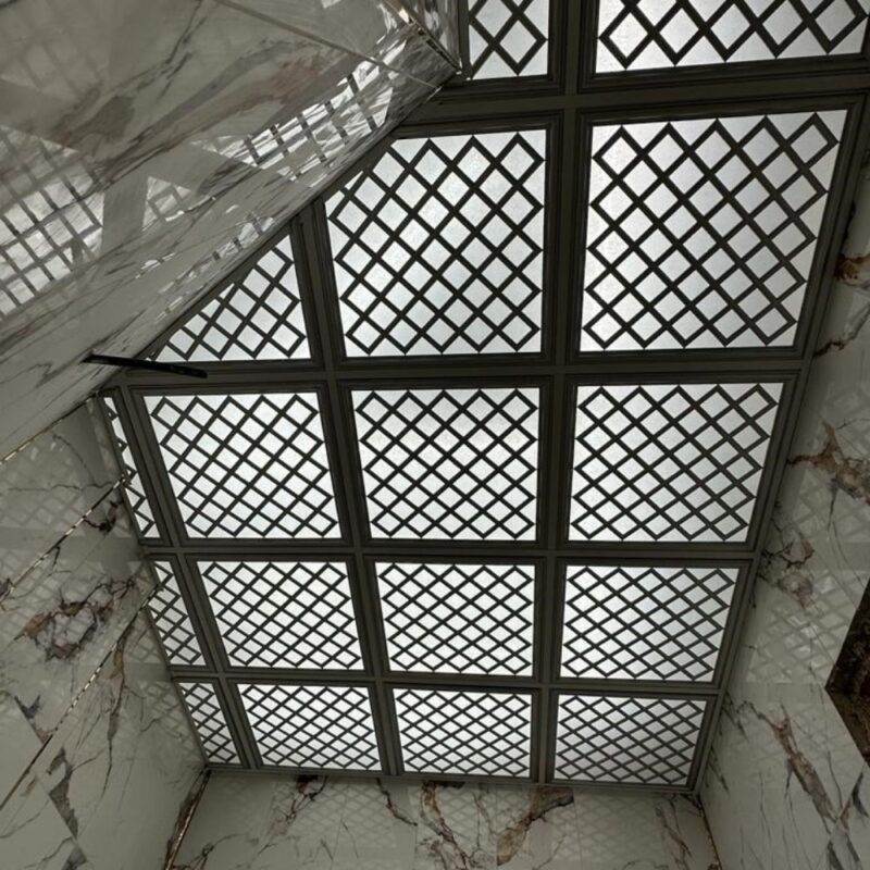 Asma Tavan Dekoratif Pvc Panel Sakarya Antik 60x60 20 Adet - Görsel 3
