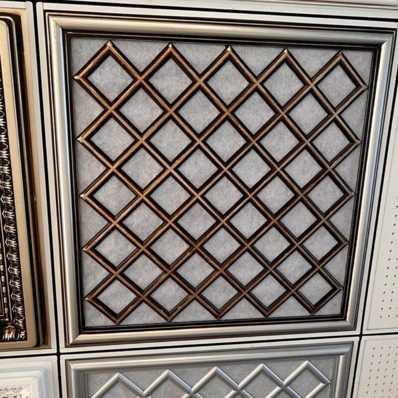 Asma Tavan Dekoratif Pvc Panel Sakarya Antik 60x60 20 Adet