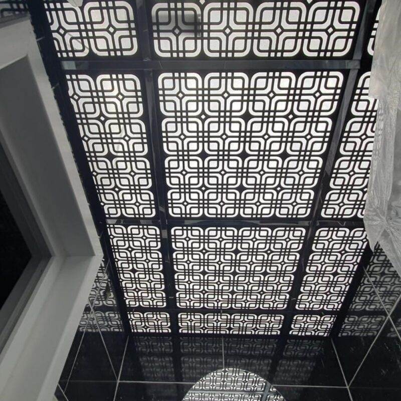 Asma Tavan Dekoratif Pvc Panel Moderna Beyaz 60x60 20 Adet - Görsel 2