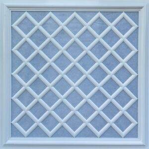 Asma Tavan Dekoratif Pvc Panel Sakarya Beyaz 60x60 20 Adet