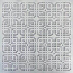 Asma Tavan Dekoratif Pvc Panel Moderna Beyaz 60x60 20 Adet