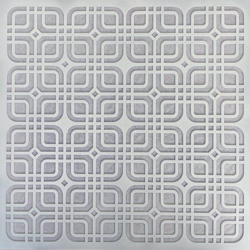 Asma Tavan Dekoratif Pvc Panel Moderna Beyaz 60x60 20 Adet
